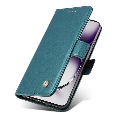 YIKATU YK-003 For Oppo Reno12 5G (Global) Case Magnetic Side Clasps Leather Wallet Phone Cover