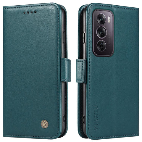 YIKATU YK-003 For Oppo Reno12 Pro 5G (Global) / (China) Case Side Clasps Anti-Drop Leather Phone Cover