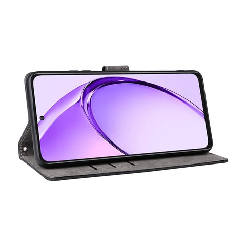 For Oppo A80 5G / A3 Pro (Global) 5G / K12x 5G (India) / A3x 5G (China) Leather Case RFID Blocking Wallet Phone Cover with Strap