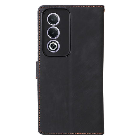 For Oppo A80 5G / A3 Pro (Global) 5G / K12x 5G (India) / A3x 5G (China) Leather Case RFID Blocking Wallet Phone Cover with Strap