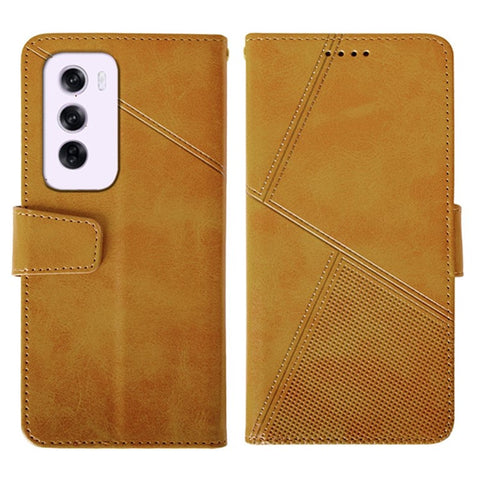 IDEWEI For Oppo Reno12 Pro 5G (Global) Case Leather Wallet Phone Cover Stand Calf Texture