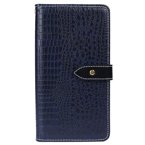 IDEWEI For Oppo Reno12 Pro 5G (Global) Case Crocodile Texture PU Leather Flip Phone Cover