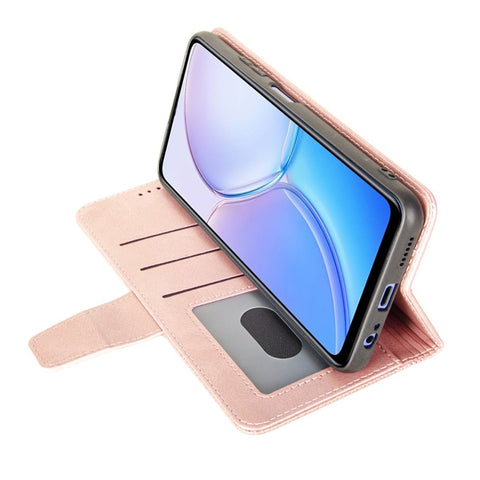 IDEWEI For Oppo Reno12 5G (Global) Wallet Phone Case Calf Texture Stand Leather Cover