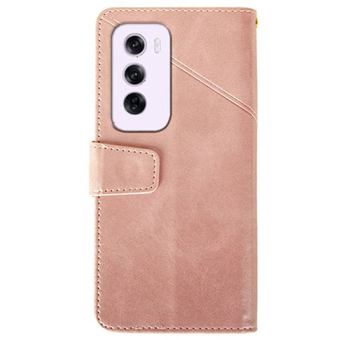 IDEWEI For Oppo Reno12 5G (Global) Wallet Phone Case Calf Texture Stand Leather Cover