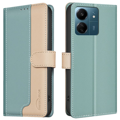 BINFEN COLOR BF33 Case for Xiaomi Poco M6 5G / Redmi 13R 5G / 13C 5G / 13C 4G / Poco C65 4G Leather Cover