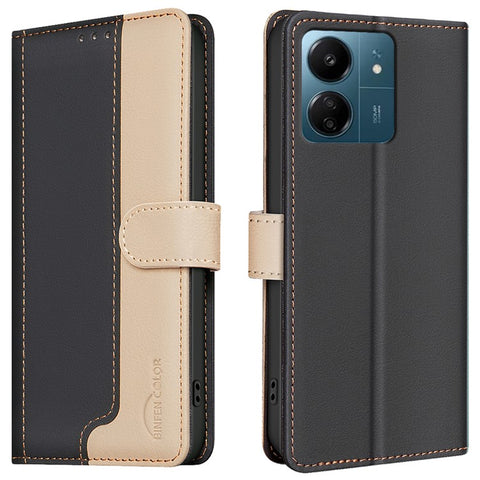 BINFEN COLOR BF33 Case for Xiaomi Poco M6 5G / Redmi 13R 5G / 13C 5G / 13C 4G / Poco C65 4G Leather Cover