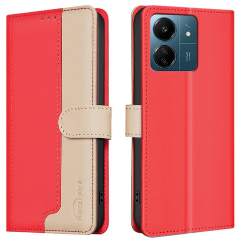BINFEN COLOR BF33 Case for Xiaomi Poco M6 5G / Redmi 13R 5G / 13C 5G / 13C 4G / Poco C65 4G Leather Cover