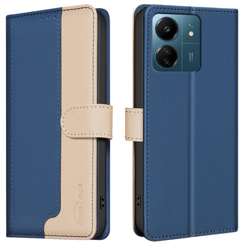 BINFEN COLOR BF33 Case for Xiaomi Poco M6 5G / Redmi 13R 5G / 13C 5G / 13C 4G / Poco C65 4G Leather Cover