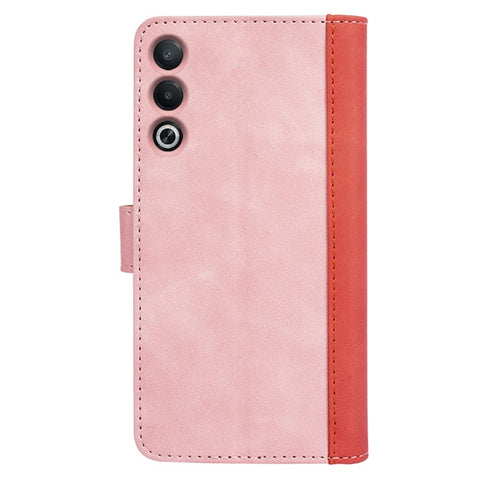 For Oppo A3 Pro (Global) 5G / A3 Pro (India) 5G / K12x 5G (India) / A80 5G Case Splicing Color Leather Wallet Phone Cover