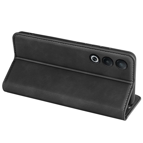 For Oppo A3 Pro (Global) 5G / A3 Pro (India) 5G / K12x 5G (India) / A80 5G Case Drop-Proof Skin-Touch Leather Wallet Phone Cover
