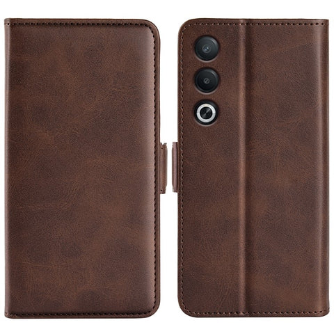 For Oppo A3 Pro (Global) 5G / A3 Pro (India) 5G / K12x 5G (India) / A80 5G Case Calf Texture Leather Stand Wallet Phone Cover