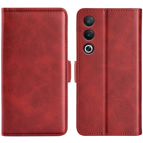 For Oppo A3 Pro (Global) 5G / A3 Pro (India) 5G / K12x 5G (India) / A80 5G Case Calf Texture Leather Stand Wallet Phone Cover