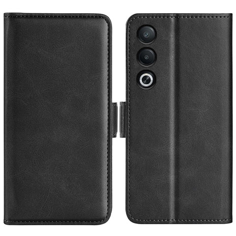 For Oppo A3 Pro (Global) 5G / A3 Pro (India) 5G / K12x 5G (India) / A80 5G Case Calf Texture Leather Stand Wallet Phone Cover
