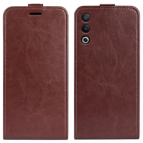 For Oppo A3 Pro (Global) 5G / A3 Pro (India) 5G / K12x 5G (India) / A80 5G Leather Case Vertical Flip Card Slots Phone Cover