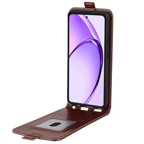 For Oppo A3 Pro (Global) 5G / A3 Pro (India) 5G / K12x 5G (India) / A80 5G Leather Case Vertical Flip Card Slots Phone Cover