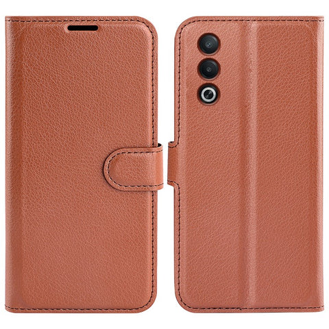 For Oppo A3 Pro (Global) 5G / A3 Pro (India) 5G / K12x 5G (India) / A80 5G Case Litchi Texture Anti-Scratch Leather Wallet Phone Cover