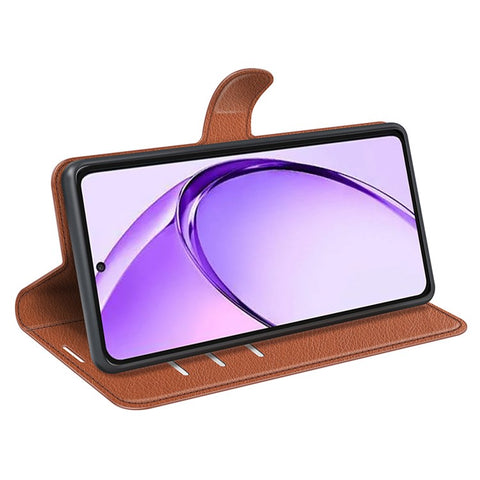 For Oppo A3 Pro (Global) 5G / A3 Pro (India) 5G / K12x 5G (India) / A80 5G Case Litchi Texture Anti-Scratch Leather Wallet Phone Cover
