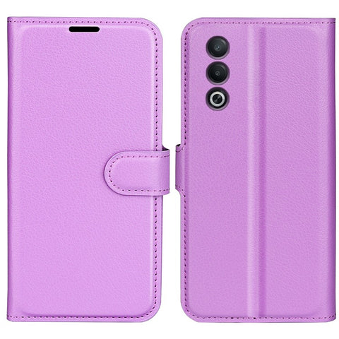 For Oppo A3 Pro (Global) 5G / A3 Pro (India) 5G / K12x 5G (India) / A80 5G Case Litchi Texture Anti-Scratch Leather Wallet Phone Cover