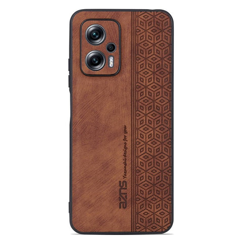 AZNS for Xiaomi Redmi Note 11T Pro 5G / Note 11T Pro+ 5G / Poco X4 GT 5G / Redmi K50i 5G , Anti-scratch Phone Case Imprinted PU Leather+TPU Back Cover