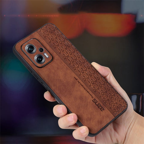 AZNS for Xiaomi Redmi Note 11T Pro 5G / Note 11T Pro+ 5G / Poco X4 GT 5G / Redmi K50i 5G , Anti-scratch Phone Case Imprinted PU Leather+TPU Back Cover