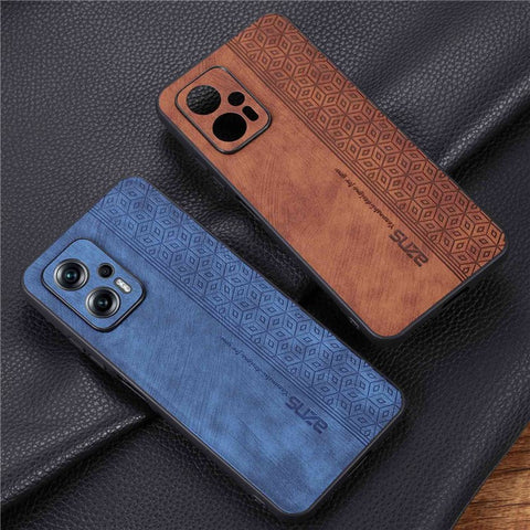 AZNS for Xiaomi Redmi Note 11T Pro 5G / Note 11T Pro+ 5G / Poco X4 GT 5G / Redmi K50i 5G , Anti-scratch Phone Case Imprinted PU Leather+TPU Back Cover