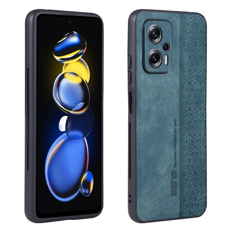 AZNS for Xiaomi Redmi Note 11T Pro 5G / Note 11T Pro+ 5G / Poco X4 GT 5G / Redmi K50i 5G , Anti-scratch Phone Case Imprinted PU Leather+TPU Back Cover