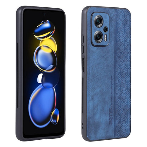 AZNS for Xiaomi Redmi Note 11T Pro 5G / Note 11T Pro+ 5G / Poco X4 GT 5G / Redmi K50i 5G , Anti-scratch Phone Case Imprinted PU Leather+TPU Back Cover