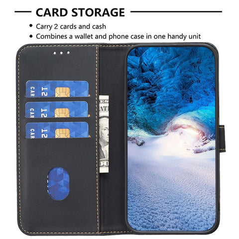 BINFEN COLOR BF17 For Motorola Edge 50 Fusion 5G Case Wallet Card Slots Leather Phone Cover