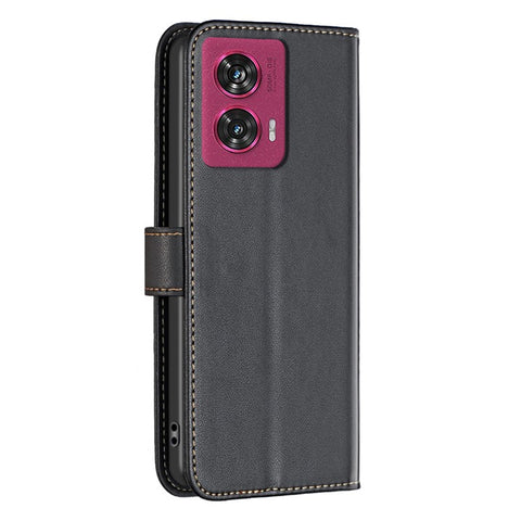BINFEN COLOR BF17 For Motorola Edge 50 Fusion 5G Case Wallet Card Slots Leather Phone Cover