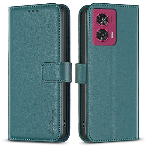 BINFEN COLOR BF17 For Motorola Edge 50 Fusion 5G Case Wallet Card Slots Leather Phone Cover