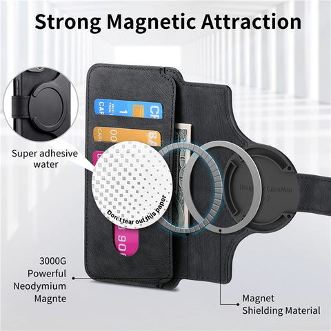 For Xiaomi Redmi Turbo 3 5G / Poco F6 5G Magnetic Case CASENEO Detachable Leather Phone Wallet Cover
