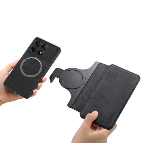 For Xiaomi Redmi K70 Pro 5G / K70 5G / Poco F6 Pro 5G Magnetic Case CASENEO Detachable Leather Phone Wallet Cover