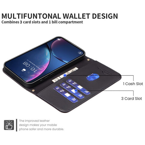 BINFEN COLOR for Oppo A60 4G Wallet Case PU Leather Square Grid Phone Cover