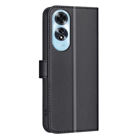 BINFEN COLOR for Oppo A60 4G Wallet Case PU Leather Square Grid Phone Cover