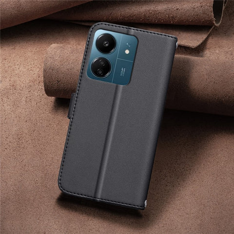 BINFEN COLOR for Xiaomi Poco M6 5G / Redmi 13R 5G / 13C 5G / 13C 4G / Poco C65 4G Leather Phone Case Wallet