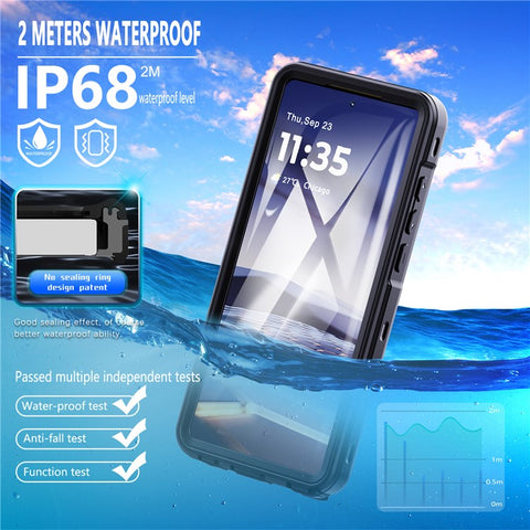 REDPEPPER A Series For Motorola Moto G Stylus 5G (2024) IP68 Phone Case Clear Back Waterproof Cover