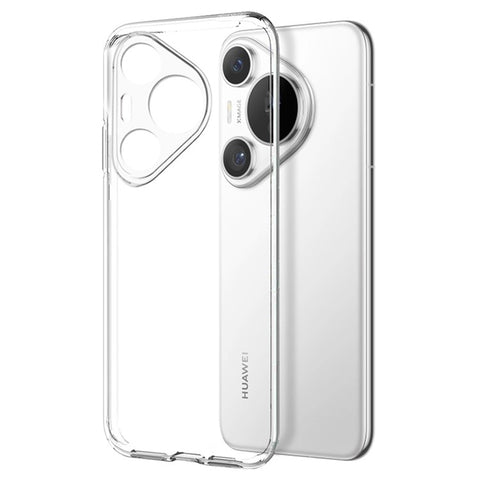 NORTHJO For Huawei Pura 70 Pro / Pura 70 Pro+ Clear Case TPU Cover with 3D Curved Tempered Glass Film