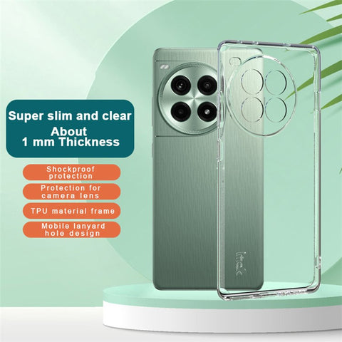 IMAK UX-5 Series for OnePlus Ace 3 Pro 5G Clear Case Ultra Slim TPU Phone Cover