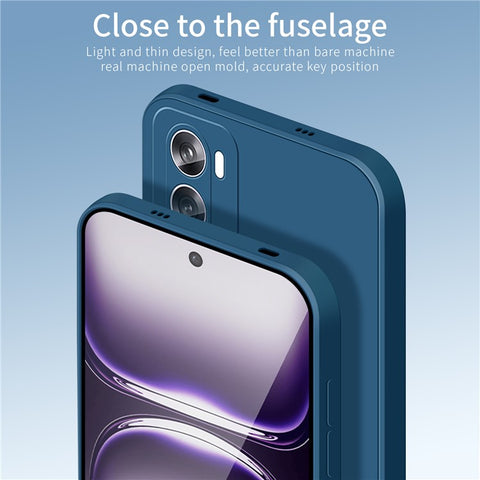 PINWUYO JK Touching Series For Oppo Reno12 5G (Global) Case Silk Touch Soft TPU Phone Cover