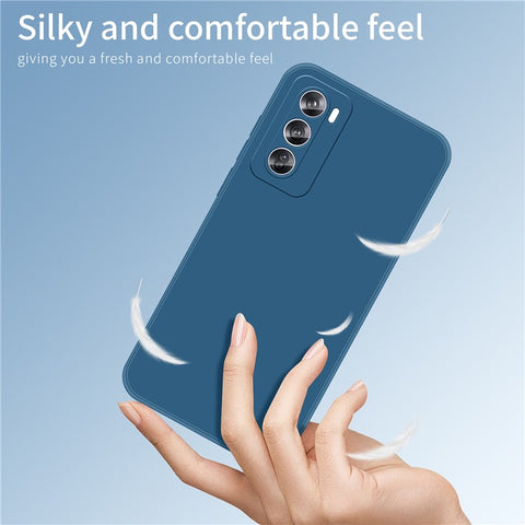 PINWUYO JK Touching Series For Oppo Reno12 5G (Global) Case Silk Touch Soft TPU Phone Cover