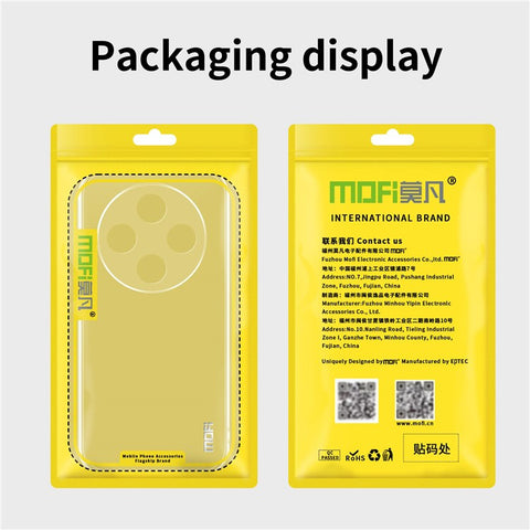 MOFI For Oppo Reno12 F 5G TPU Case Transparent Mobile Phone Cover