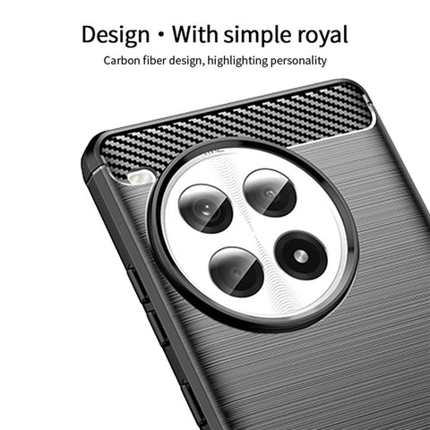 MOFI JK TPU Series-1 For OnePlus Ace 3 Pro 5G TPU Case Phone Cover Carbon Fiber Texture