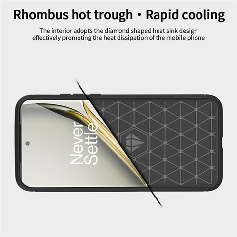 MOFI JK TPU Series-1 For OnePlus Ace 3 Pro 5G TPU Case Phone Cover Carbon Fiber Texture