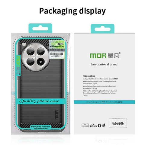 MOFI JK TPU Series-1 For OnePlus Ace 3 Pro 5G TPU Case Phone Cover Carbon Fiber Texture
