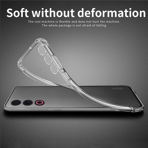 MOFI For Meizu 21 Note Clear Case Anti-scratch TPU Soft Phone Cover