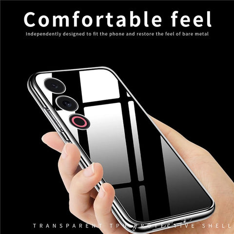 MOFI For Meizu 21 Note Clear Case Anti-scratch TPU Soft Phone Cover