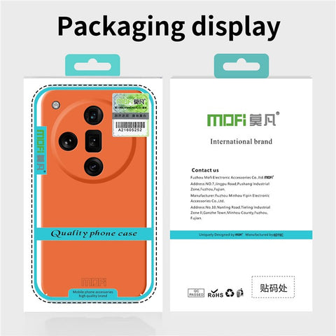 MOFI JK Qin Series For Oppo Find X7 5G Case Skin Touch TPU+Acrylic Phone Cover
