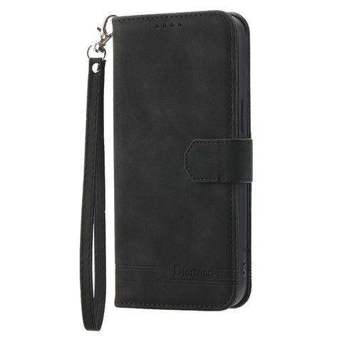 DIERFENG DF-03 For Oppo Reno12 5G (Global) Shockproof Case Leather Wallet Phone Cover