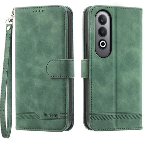 DIERFENG DF-03 For Oppo K12 / OnePlus Nord CE4 5G Wallet Case Anti-Drop Leather Phone Cover