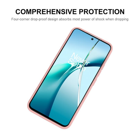 ENKAY HAT PRINCE For OnePlus Nord CE4 5G Case Straight Edge Liquid Silicone Phone Cover
